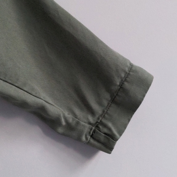 YOUNG FABULOUS & BROKE | Tencel Utility Jumpsuit Waist Tie, Green, Womens Size S - Picture 8 of 14